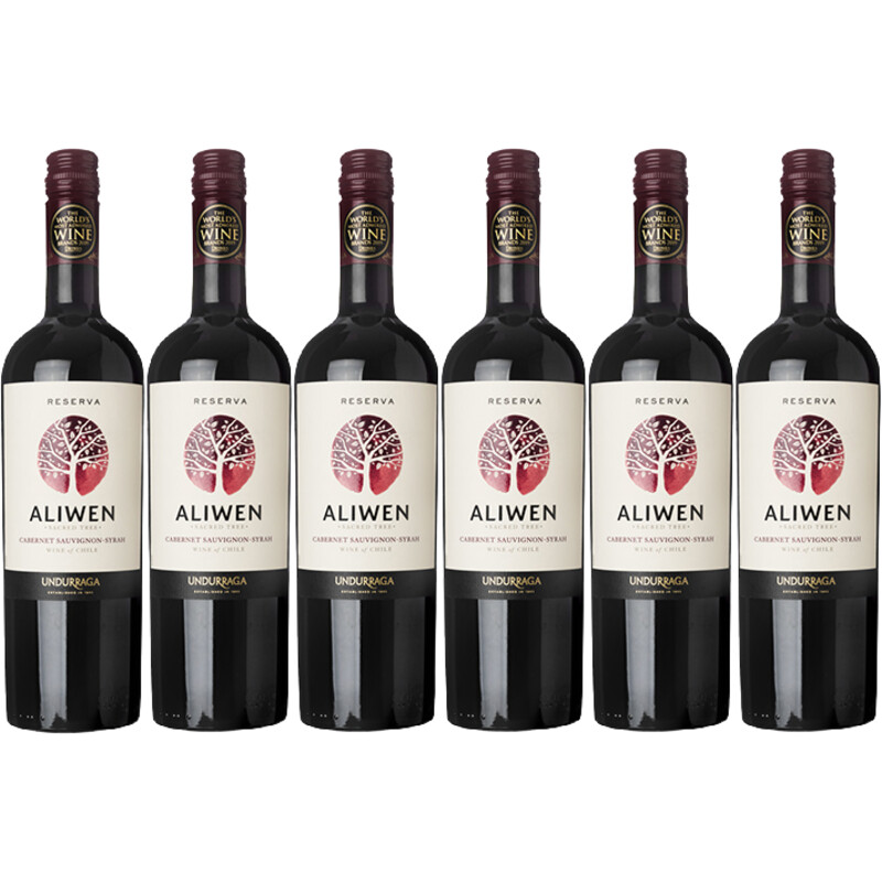 Een afbeelding van Aliwen Cabernet sauvignon reserva 6 flessen