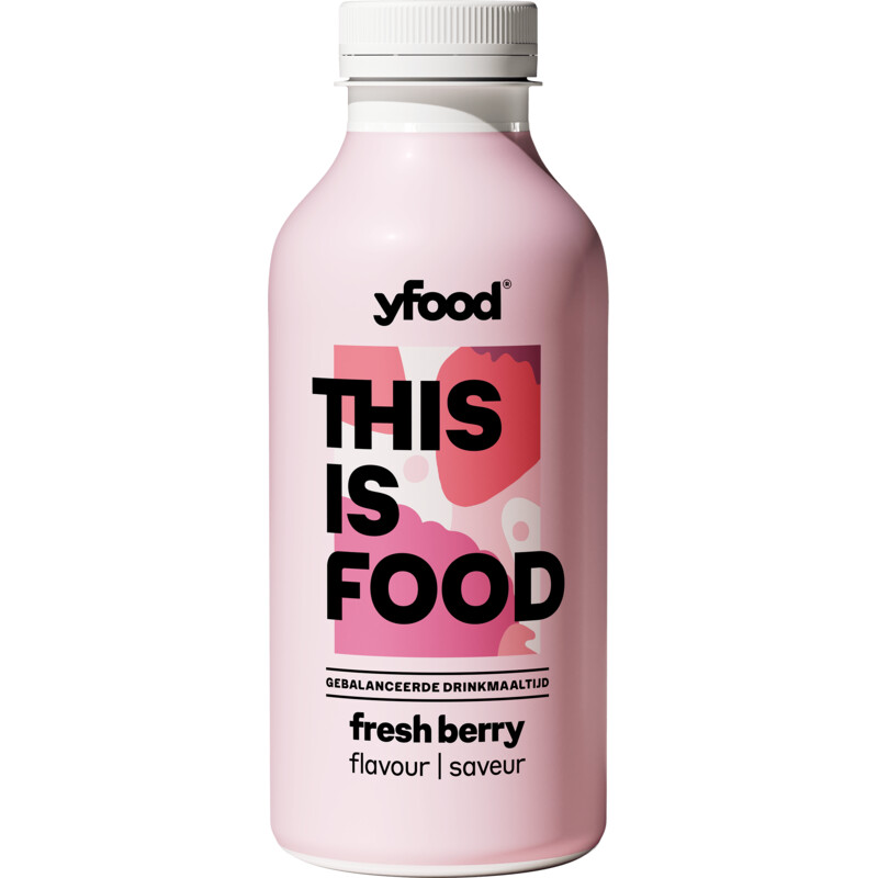 Een afbeelding van Yfood This is food drinkmaaltijd fresh berry