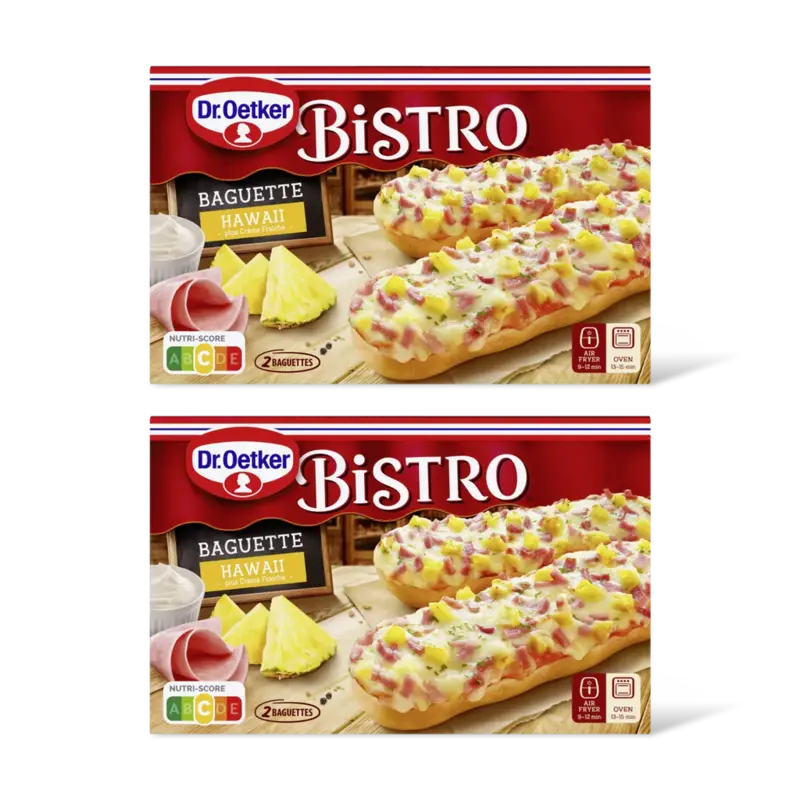 Dr. Oetker Bistro baguette hawaii 2-pack