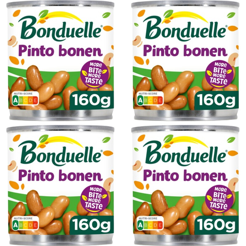Een afbeelding van Bonduelle Pinto bonen 4-pack