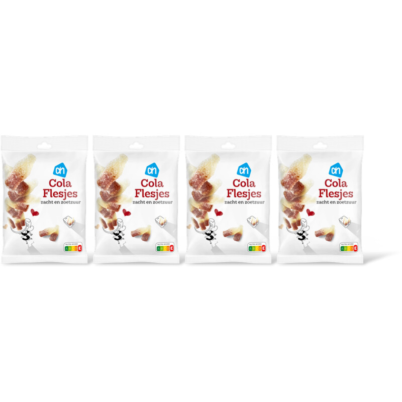 AH Zoetzure colaflesjes 4-pack