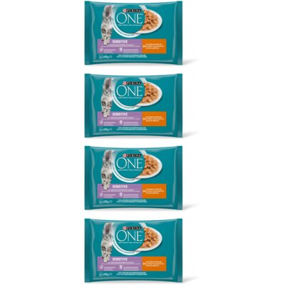 pdp-image-Purina ONE Sensitive met kip en wortels 4-pack