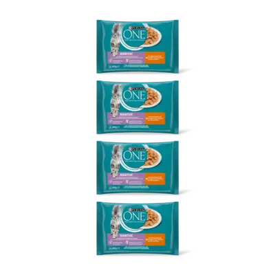 pdp-image-Purina ONE Sensitive met kip en wortels 4-pack