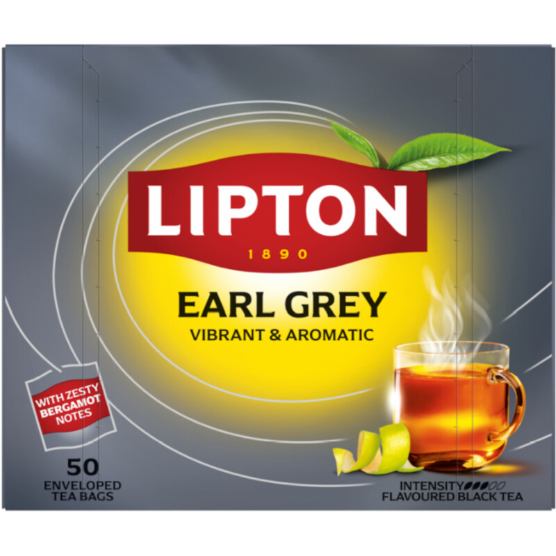 Een afbeelding van Lipton Earl grey black tea