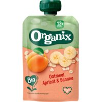 Een afbeelding van Organix Knijpfruit haver abrikoos banaan 12m+