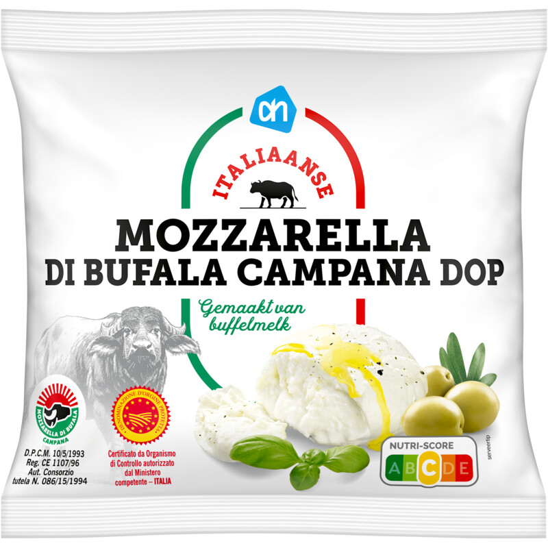 Een afbeelding van AH Italiaanse mozzarella di bufala campana