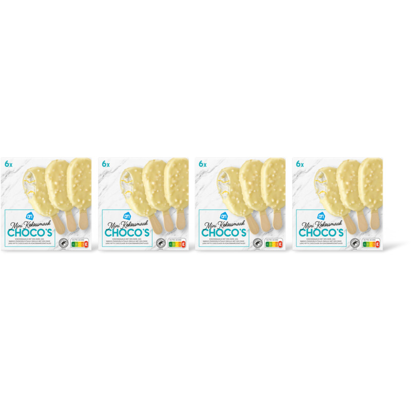 AH Mini kokossmaak choco's 4-pack
