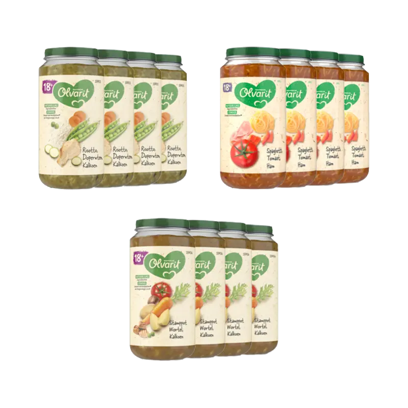 18+ mnd variatiemenu maaltijd 12-pack