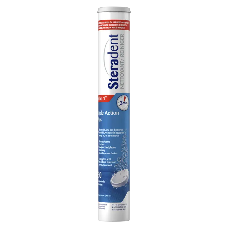 Reiniger Triple Action Plus Tabletten 30 Stuks