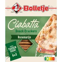 Bolletje Ciabatta crackers rozemarijn