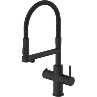 pdp-image-HOWAT 3-1 kokend water kraan flexibel - zwart