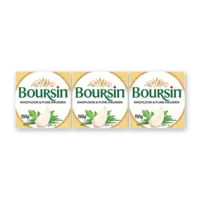 Boursin Knoflook & fijne kruiden 3pack