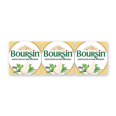 pdp-image-Boursin Knoflook & fijne kruiden 3pack