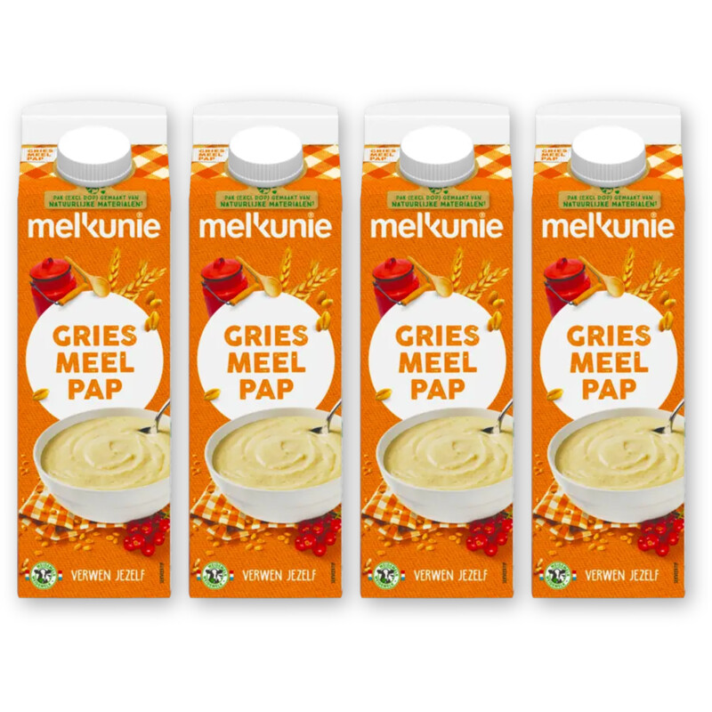 Melkunie Griesmeelpap 4-pack