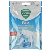 Vicks Blue menthol keelpastilles suikervrij