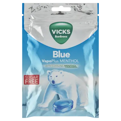 pdp-image-Vicks Blue menthol keelpastilles suikervrij
