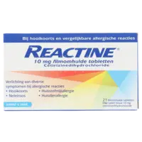 Reactine Hooikoortstabletten cetirizine 10mg