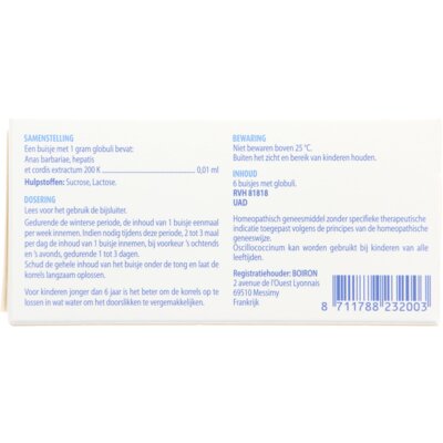 pdp-image-Oscillococcinum Homeopatisch geneesmiddel