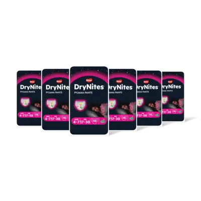 pdp-image-Huggies DryNites luierbroekje meisje 4-7 jr 6pck