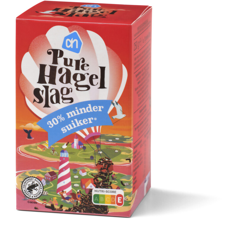 Een afbeelding van AH Hagelslag puur minder suiker