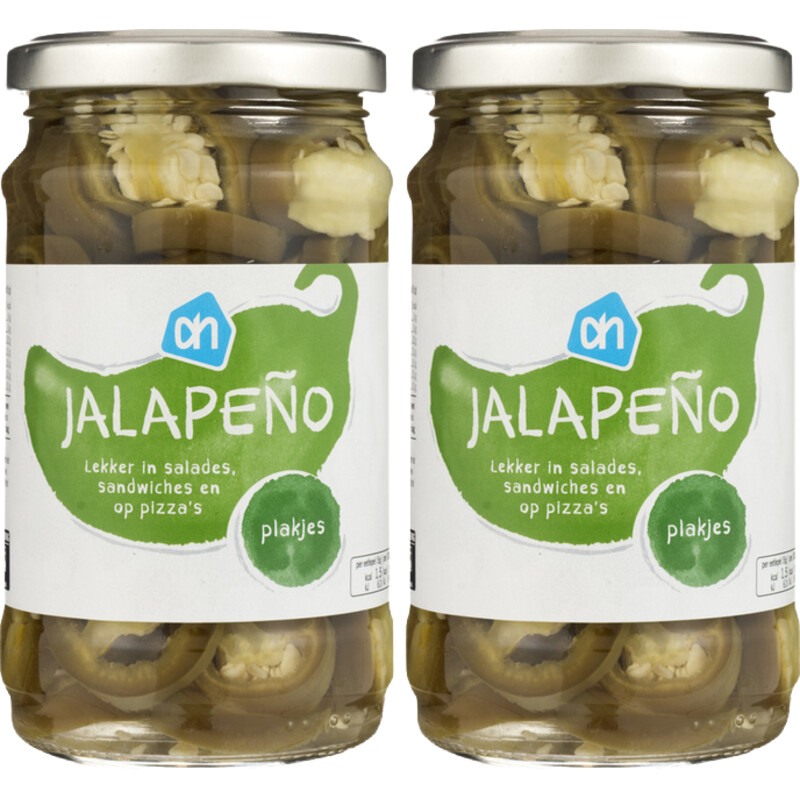 Een afbeelding van AH Jalapeno plakjes 2-pack