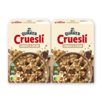 Quaker Cruesli cookies & cream 2-pack