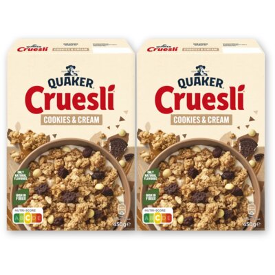 pdp-image-Quaker Cruesli cookies & cream 2-pack