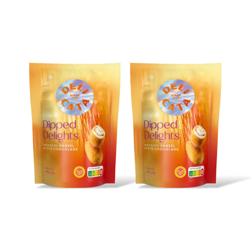 Delicata Dipped delights amandel kaneel 2-pack