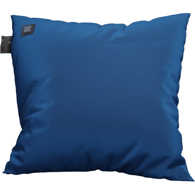 Een afbeelding van Sinji 2x cordless heating cushion velvet blue