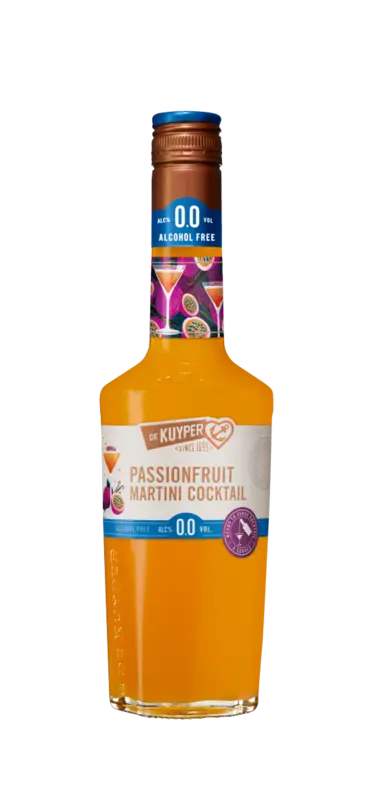 De Kuyper Passionfruit martini cocktail 0.0%