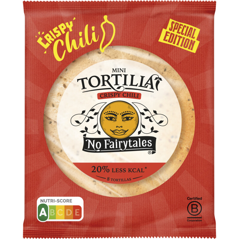 Een afbeelding van No Fairytales Mini crispy chili wrap