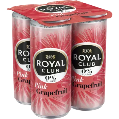 pdp-image-Royal Club Pink grapefruit 0% suiker 4-pack