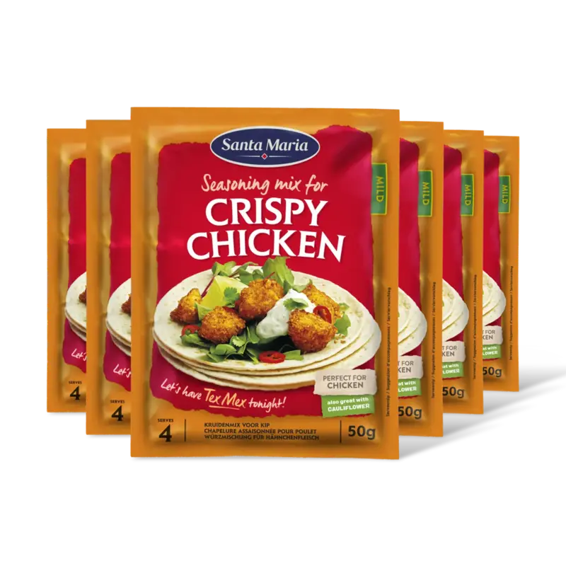 Kruidenmix crispy chicken 6-pack