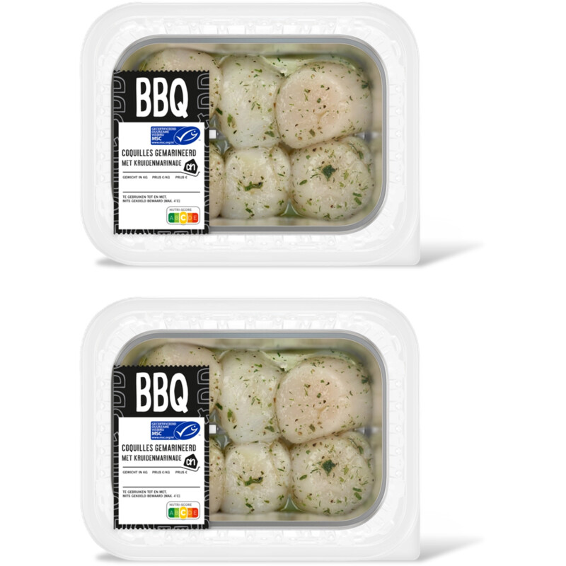 AH BBQ coquilles gemarineerd 2-pack