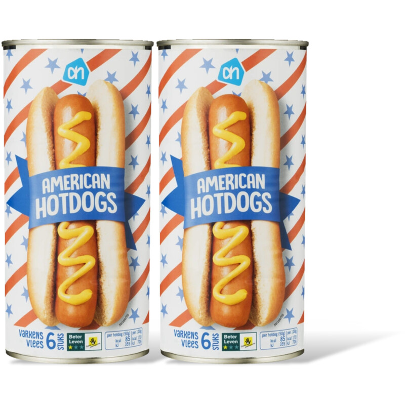 AH American hotdogs 2-pack