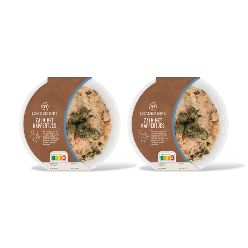 Loaded dip zalm met kappertjes 2-pack