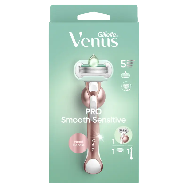 Scheerapparaat venus smooth met 2 mesjes