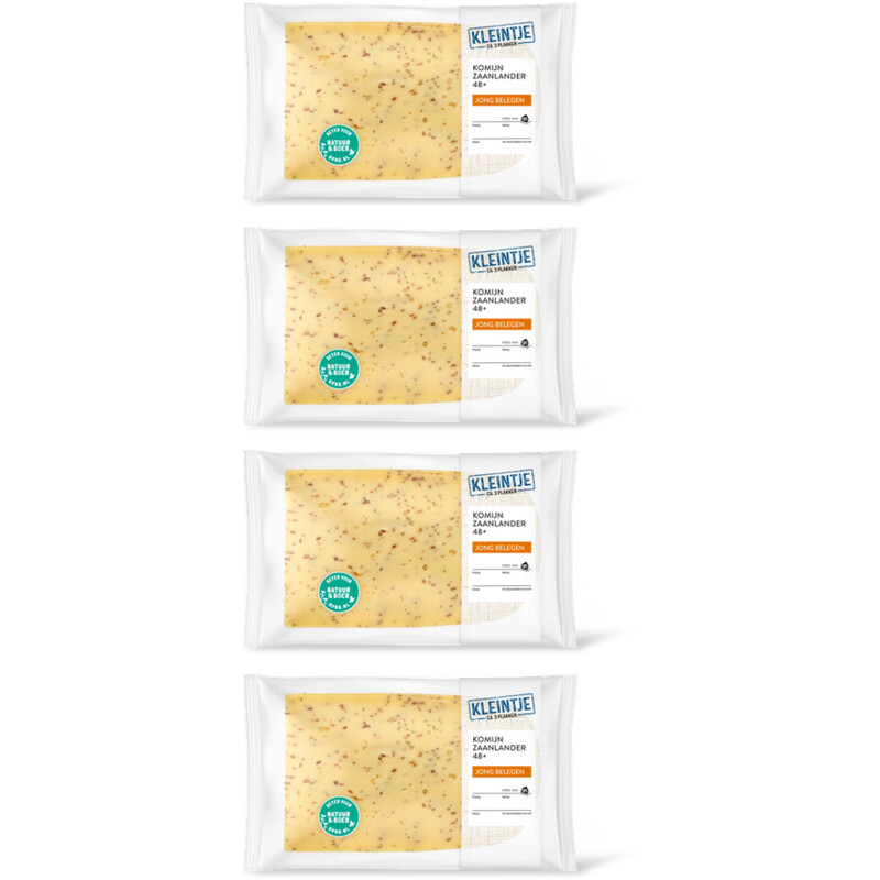 AH Zaanlander Jong belegen komijn 48+ plakken klei 4pk