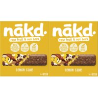 Nakd Lemon cake bars 2-pack