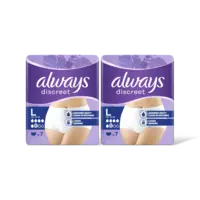 Always Discreet normal broekjes maat L 2-pack