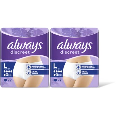 pdp-image-Always Discreet normal broekjes maat L 2-pack