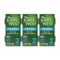 John West Tonijn vleugje water 2-pack 3-pack