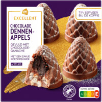 Een afbeelding van AH Excellent Chocolade dennenappels