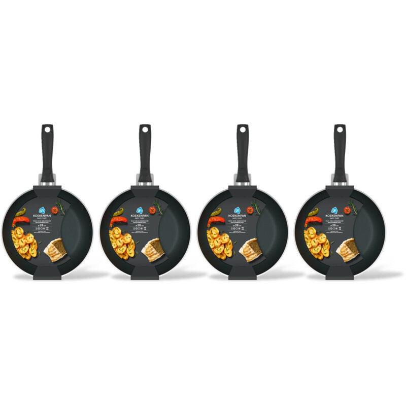 AH Koekenpan easy chef 28cm 4-pack
