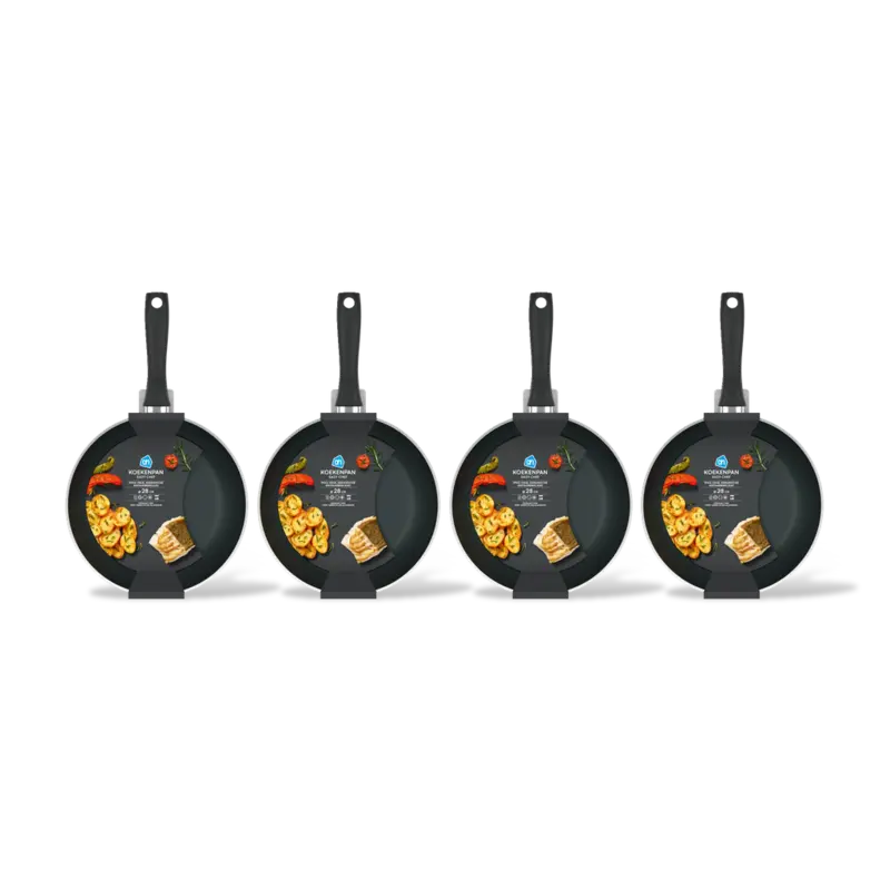 AH Koekenpan easy chef 28cm 4-pack