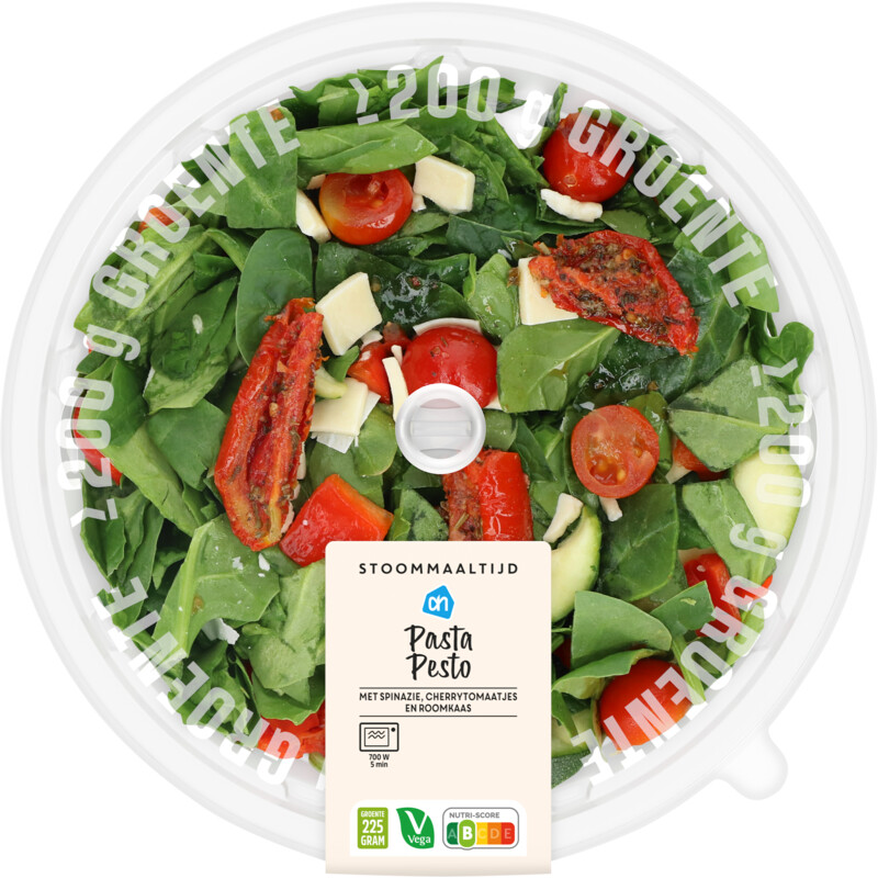 AH Stoommaaltijd pasta pesto