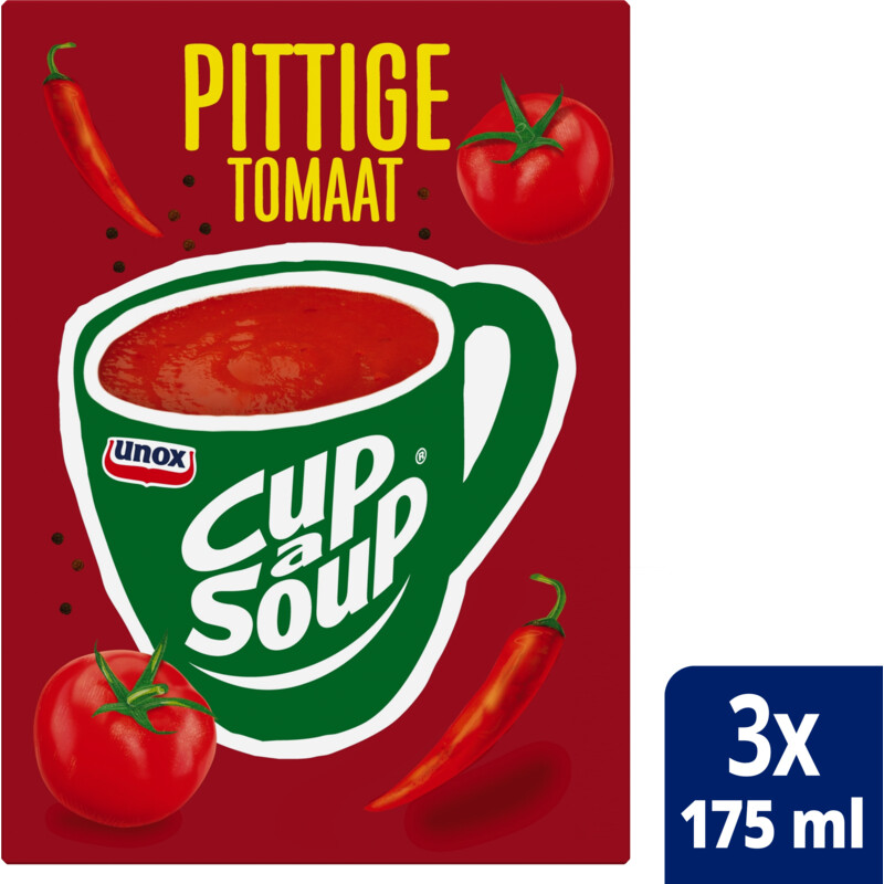 Een afbeelding van Unox Cup-a-soup pittige tomaat