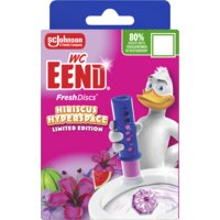 Een afbeelding van WC-Eend Fresh discs mango-verse houder