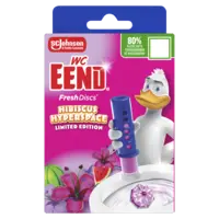 WC-Eend Fresh discs limited edition hibiscus hou