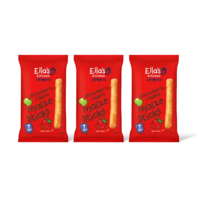 pdp-image-Ella's kitchen Melty sticks aardbei & appel 7m+ 3-pack
